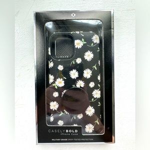 Casely iPhone 12 Pro case - Daisy Daydream with popsocket included